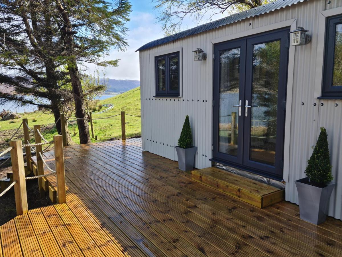 The Bay ,Luxury Shepherds Hut, Dundonnell المظهر الخارجي الصورة