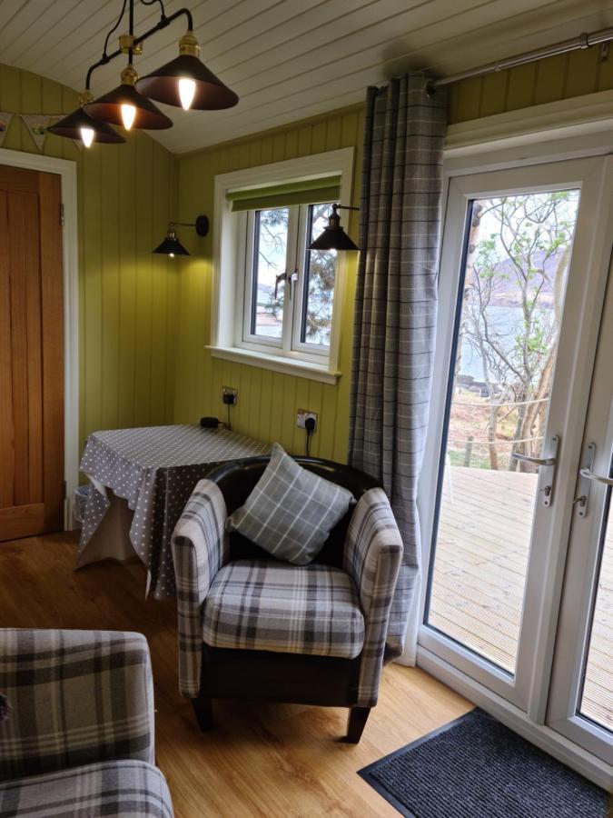 The Bay ,Luxury Shepherds Hut, Dundonnell المظهر الخارجي الصورة