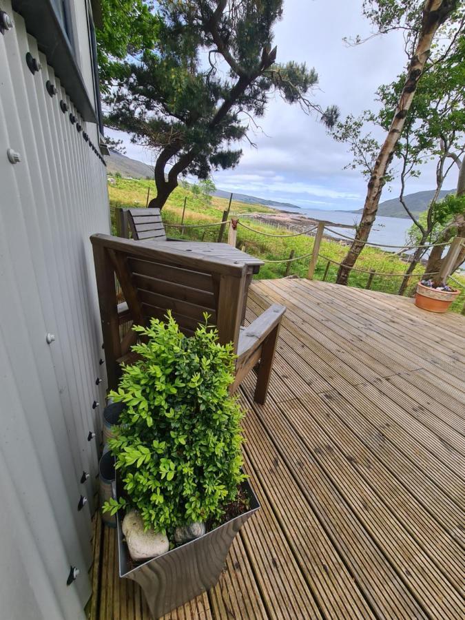 The Bay ,Luxury Shepherds Hut, Dundonnell المظهر الخارجي الصورة